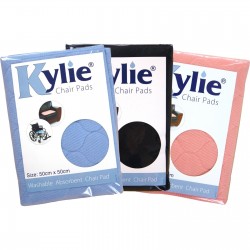 Kylie Incontinence Chair Pads | 1 Litre | 50 x 50cm | Washable | Black,Blue,Pink